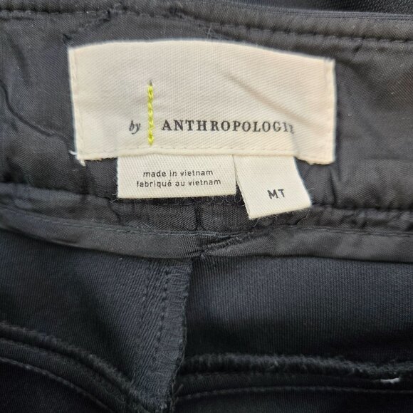 By Anthropologie High Rise Zip Ankle Dress Pants Size Medium Tall - Picture 3 of 8